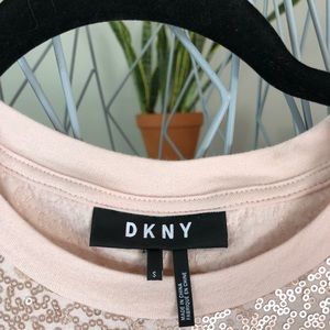 Dkny Tops - DKNY Blush Pink Sequin top Dkny Tops - DKNY Blush Pink Sequin top